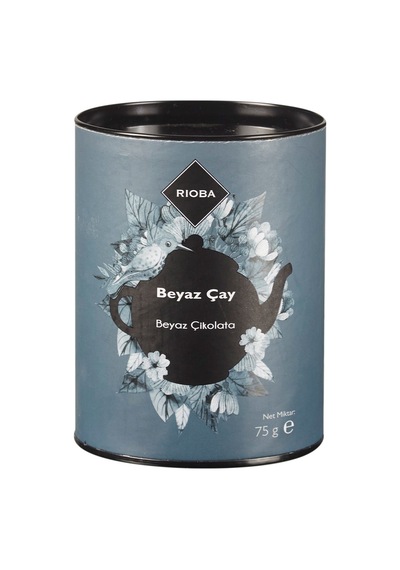 Rıoba Beyaz Çay 75 G - Beyaz Çikolata Parçalı Sıcak İçecek 2'li Ekonomik Paket - 2 Adet Tarı