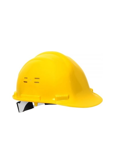 Essafe Ge1548 Hava Delikli Kulaklık Takılabilir Vidalı Baret Sarı
