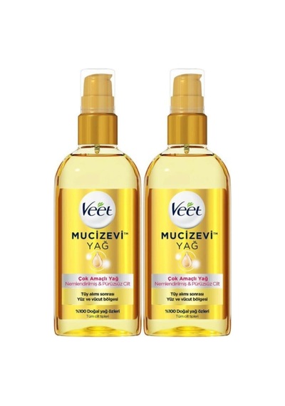 Veet Çok Amaçlı Nemlendirici Mucizevi Yağ 100 ML x 2 Adet