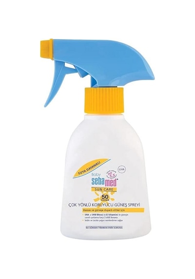 Baby Hassas Ciltler İçin Çok Yönlü Koruyucu Spf50 Güneş Spreyi 200 ML