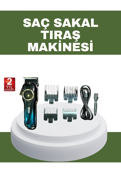 Güçlü Motorlu Paslanmaz Çelik Bıçaklı Saç Kesim Makinesi