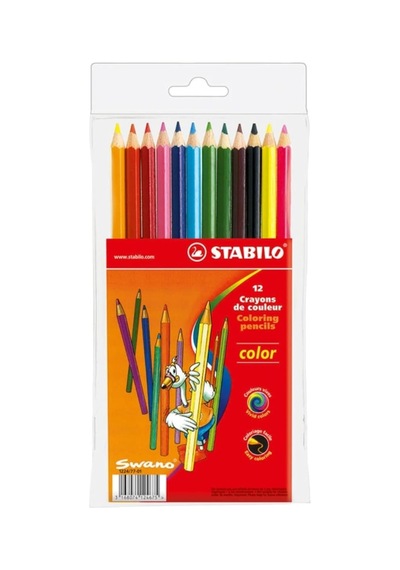Color 1212-77 Kuru Boya Kalemi, 12 Renk Diğer
