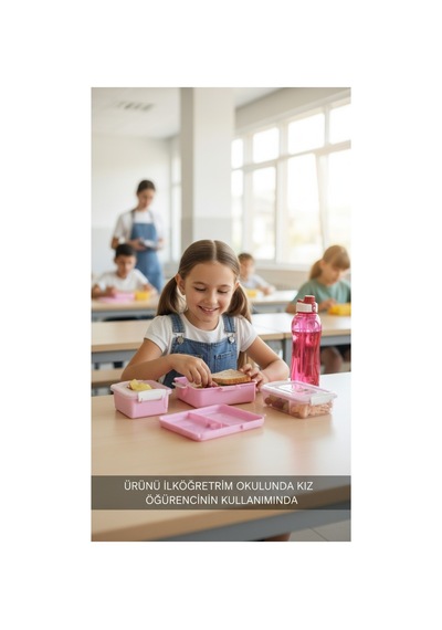 Beslenme Seti Parça Pembe