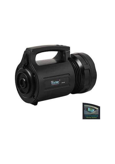 Watton Wt-018 Şarjlı Profesyonel Avcı Feneri (Wt 018) Siyah
