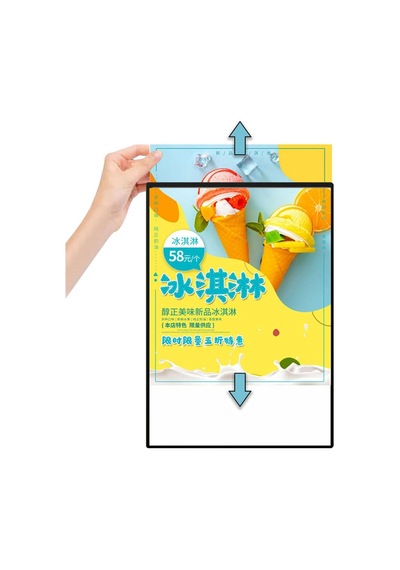 Powermaster Pm-21757 Ledli A1 Değiştirilebilir Reklam Poster Çerçevesi Tabela 1 ADET