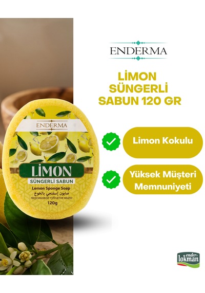 Limon Süngerli Sabun 120gr