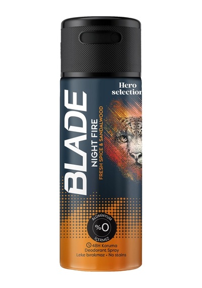 Blade Deodorant 150 Ml Star Night Fire - Yoğun Ve Uzun Süreli Koruma 3'li Ekonomik Paket - 3 Ad Tarı