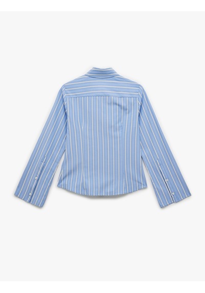 Koton Slim Fit Uzun Kollu Klasik Yaka Çizgili Poplin Gömlek Mavi Çizgili 6sak60064ew Mavi Çizgili Koton Slim Fit Uzun Kollu Klasik Yaka Çizgili Poplin Gömlek Mavi Çizgili 6sak60064ew Mavi Çizgili