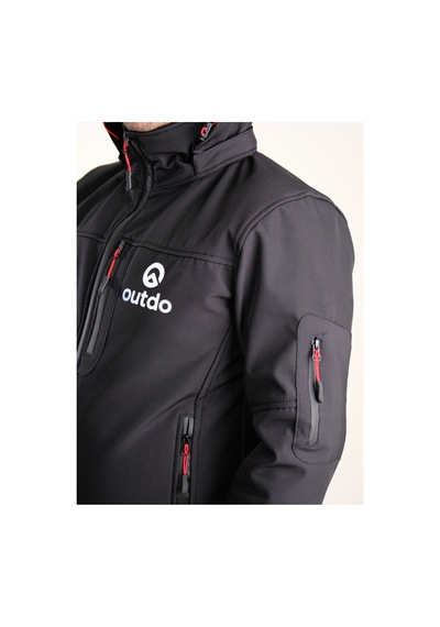 Outdo Premium Kalite Softshell Motorsiklet Montu Siyah Diğer