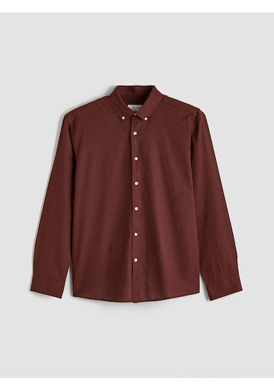 Lcw Vision Bordo Regular Fit Keten Karışımlı Erkek Gömlek Lcw Vision Bordo Regular Fit Keten Karışımlı Erkek Gömlek