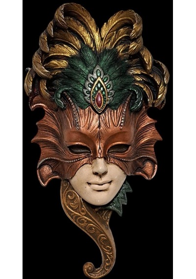 Renkli Korsan Mask 28cm 18cm