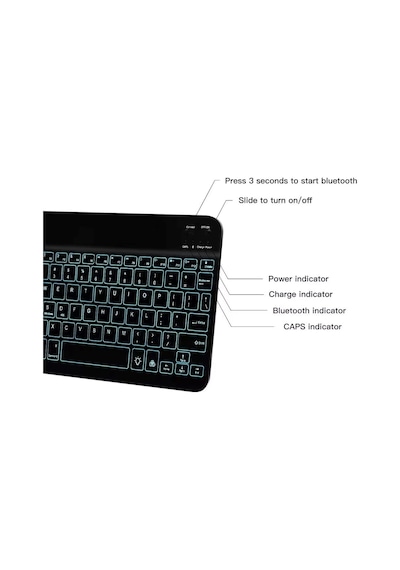 Hadron HDX2507 Smart Backut Rgb Ledli Bluetooth Q Klavye