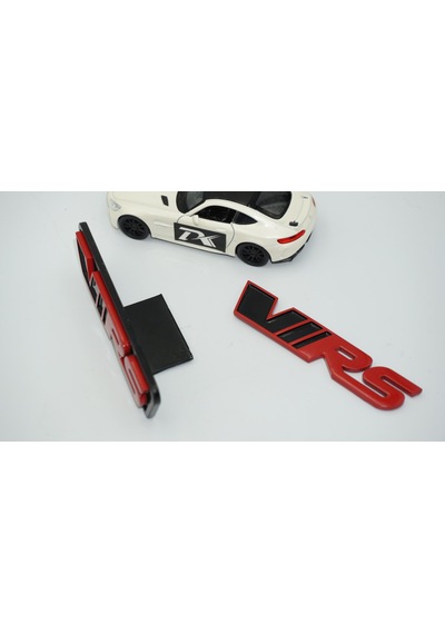 Dk Tuning Skoda Vrs Ön Panjur Bagaj Kırmızı Siyah Logo Arma Seti