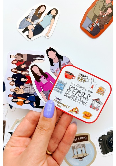 Gilmore Girls 30 Parça Sticker Paketi Suya Dayanıklı Laptop Termos Telefon Etiket Seti