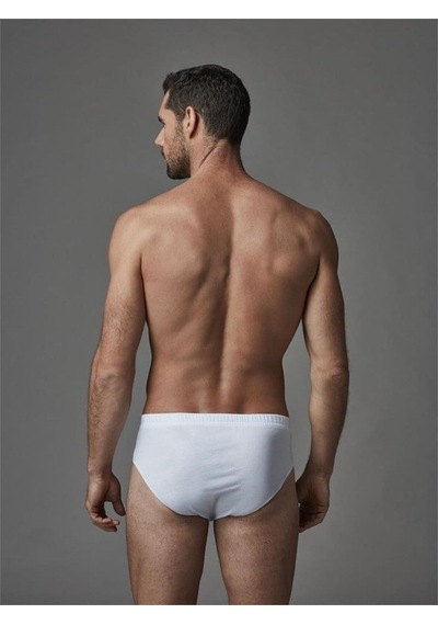 Eros Ers034 Erkek Slip İkili Paket - Beyaz Beyaz