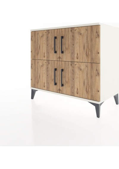 Hyperion Şifonyer Tek Raflı 4 Kapaklı 88x44x80 Aytaşı-çam Aytaşı