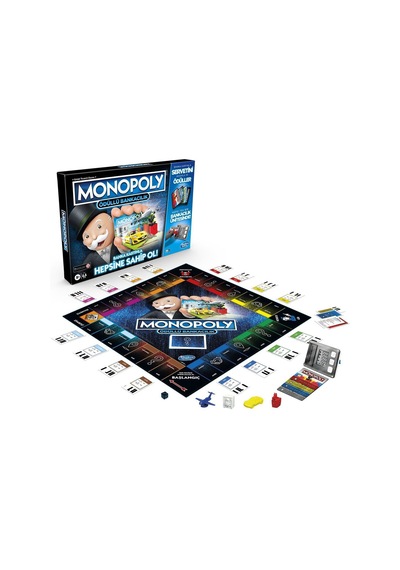 E8978 Hasbro Gaming - Monopoly Ödüllü Bankacılık +8 Yaş