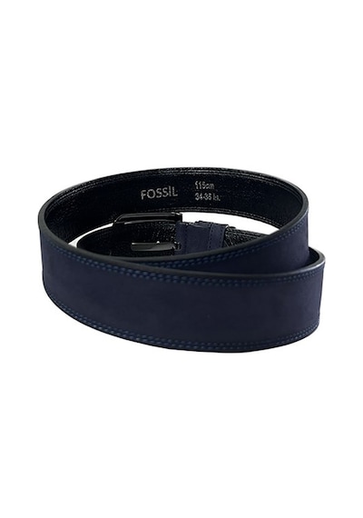 Fossil Lacivert Rengi Hakiki Deri 4 Cm Erkek Kemeri -115 Cm Lacivert
