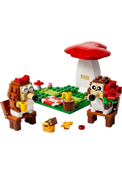 LEGO® Kirpi Pikniği 40711 – 8 Yaş ve Üzeri Çocuklar İçin Mantar Modeliive Hayvan Figürü İçeren Oyuncak Yapım Seti (166 Parça)