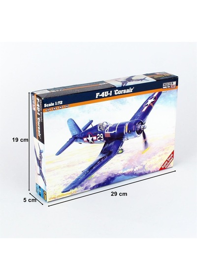 Mistercraft D205 1/72 F-4u-1a Corsair Savaş Uçağı Plastik Model Kiti-49628