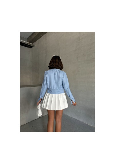 Verymoda Deri Mont F0443 Mavi