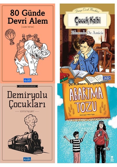 Parıltı Yayınları Çocuk Kalbi 80 Günde Devri Alem Ve Şermin Yaşar Abartma Tozu