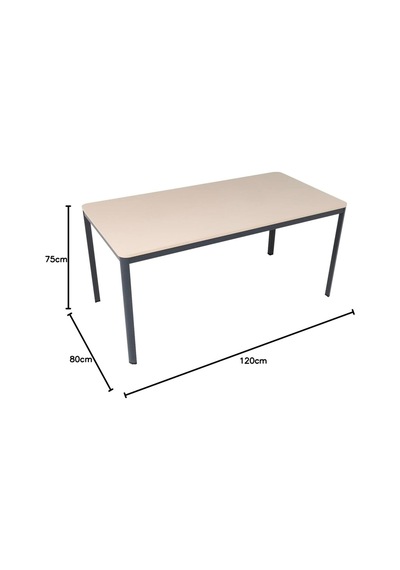 Çok Amaçlı D Profil Masa, Mutfak Masası, Home Ofis Masa, Yemek Masası, Bilgisayar Masası, 120x80cm Kum Taşı / Antrasit Çok Amaçlı D Profil Masa, Mutfak Masası, Home Ofis Masa, Yemek Masası, Bilgisayar Masası, 120x80cm Kum Taşı / Antrasit