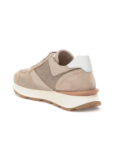 Cacharel Bej %100 Deri Sneaker Ayakkabı