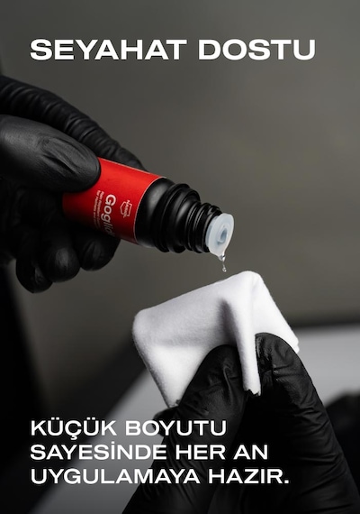 Goglide Kask Ve Gözlük Nano Yüzey Koruyucu-su İtici-nano Yağmur Kaydırıcı-1 Yıl Dayanım-10ml