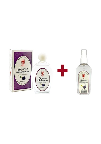 Tariş 80 Derece Lavanta Kolonyası Cam Şişe 200 ML + Tariş Lavanta Kolonyası Sprey 80 ML