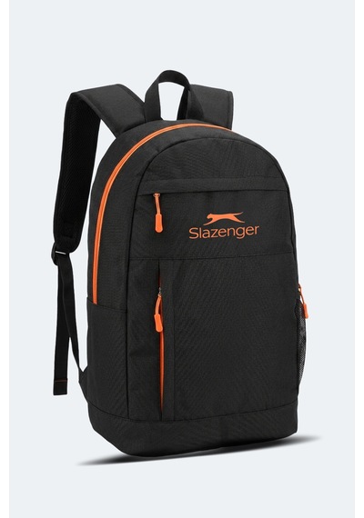 Slazenger Favento Unisex Siyah / Turuncu Omuz Sırt Çantası