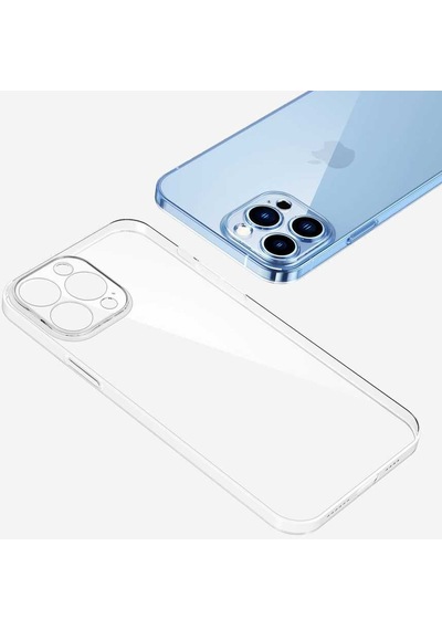 Apple Uyumlu iPhone 14 Pro Max Kılıf Vayt Sert Mika Kapak Slims Hassas Tuş
