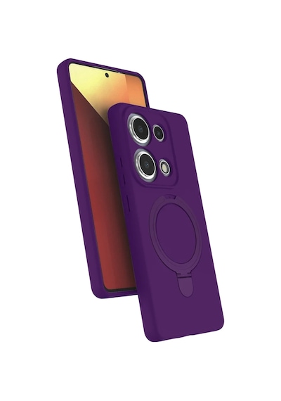 Xiaomi Redmi Note 13 Pro 4g Regal Magsafe Standlı Kapak - Derin Mor 0.2M-Çok Renkli