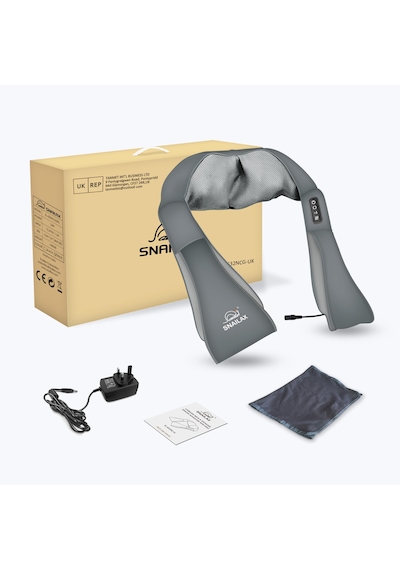 Snailax Isı İle Akülü Shiatsu Boyun Sırt Masajı, Omuz Masajı, Boyun Ve Sırt Ağrısını Gidermek İçin Taşınabilir Şarj Edilebilir Masajlar, Elektrikli Masaj Aleti Snailax Isı İle Akülü Shiatsu Boyun Sırt Masajı, Omuz Masajı, Boyun Ve Sırt Ağrısını Gidermek İçin Taşınabilir Şarj Edilebilir Masajlar, Elektrikli Masaj Aleti