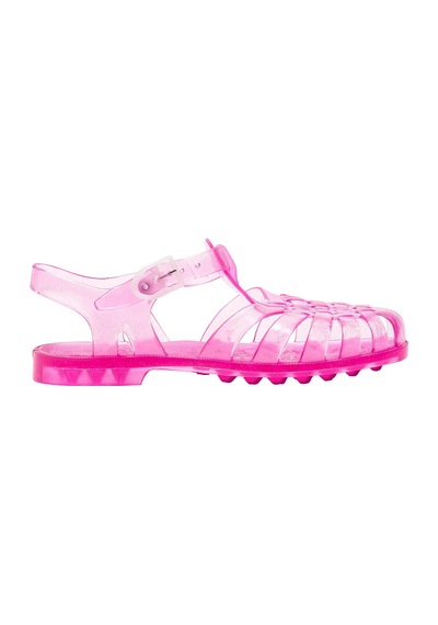 Meduse Sun Rose Paillete - Şeffaf Pembe Kız Çocuk Sandalet