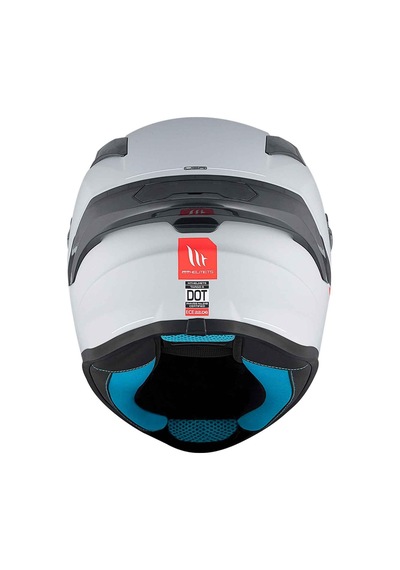 Mt Targo S Solid A0 Kapalı Kask Beyaz XL-