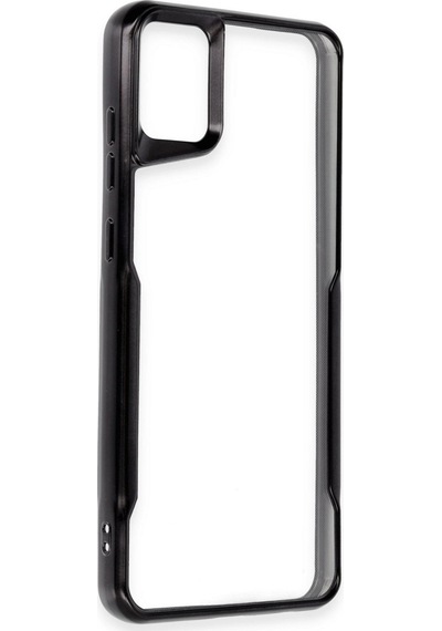 Samsung  Uyumlu  Galaxy A05 Kılıf Boyi Silikon Kapak Siyah