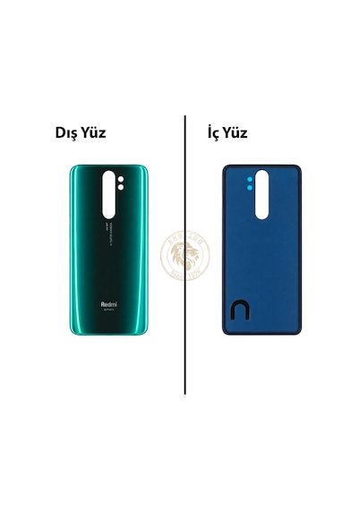 Xiaomi Redmi Note 8 Pro Orman Yeşili Uyumlu Arka Kapak Yeşil