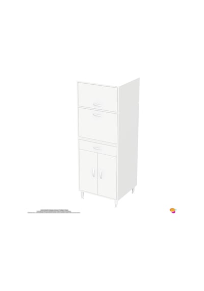 Modilayn Oslo Fırın Mikrodalga Dolabı. 60x162.4x56 Cm, 1 Çekmece, 4 Kapak. Mutfağınıza Yer Açın Beyaz Modilayn Oslo Fırın Mikrodalga Dolabı. 60x162.4x56 Cm, 1 Çekmece, 4 Kapak. Mutfağınıza Yer Açın Beyaz