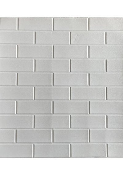 Nw63 Düz Beyaz Tuğla Arkası Yapışkanlı Esnek Silinebilir Banyo Du (534100357)