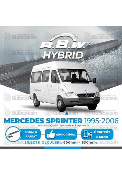 Mercedes Sprinter Ön Silecek Takımı (1995-2006) RBW Hibrit