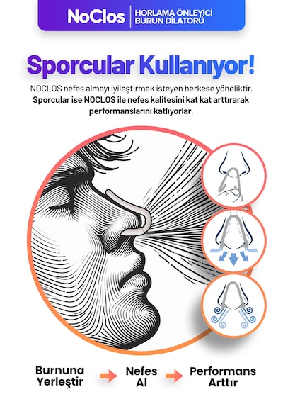 Noclos Nefes Açmayı Destekleyen Burun Dilatörü 2'li