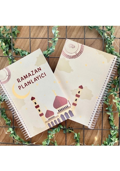 Ramazan Planlayıcı Cüz, Teravih, Oruç, Günlük Planlama, Hatim, Sticker Hediyeli Çok Renkli