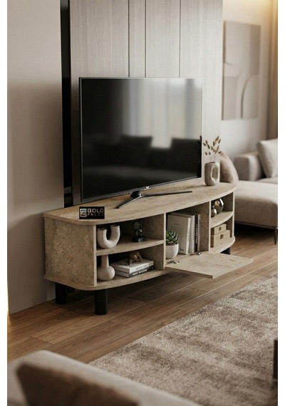 Vienna Tv Sehpası Suntalam Ekru 136x44 Cm