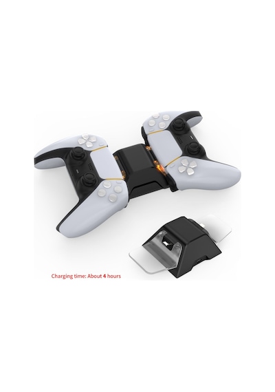 Işıklı Playstation 5 Dualsense Oyun Kolu Şarj Istasyonu