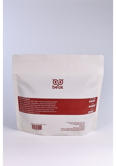 Colombia Decaf Çekirdek Kahve 250 Gr , %100 Arabica Çekirdek Kahve