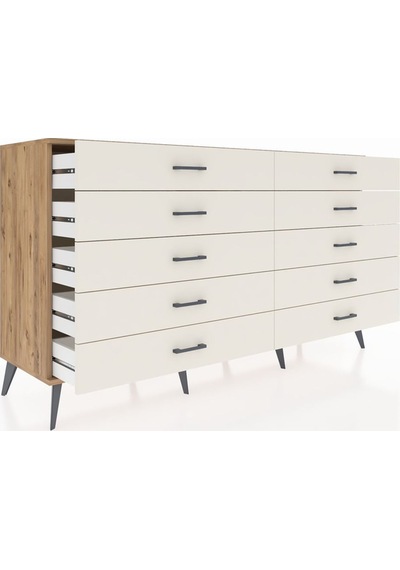Hyperion Konsol 10 Çekmeceli 176x44x99 Çam-çam/aytaşı Çam-çam/aytaşı