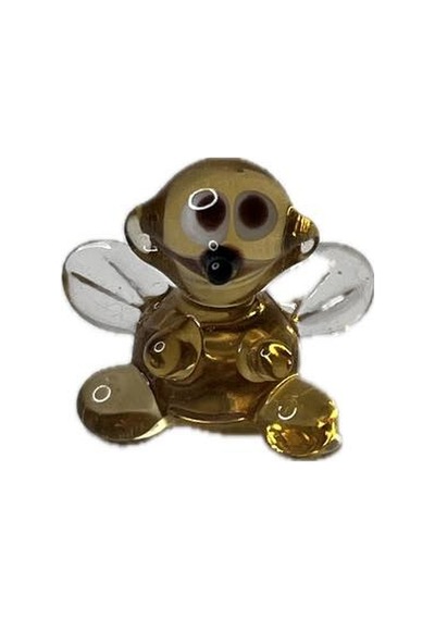 El Yapımı Mini Murano Cam Arı Biblo A147-03