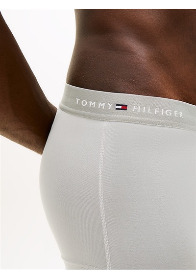 Tommy Hilfiger 3p Low Rıse Trunk Erkek Gri Boxer - Um0um03762