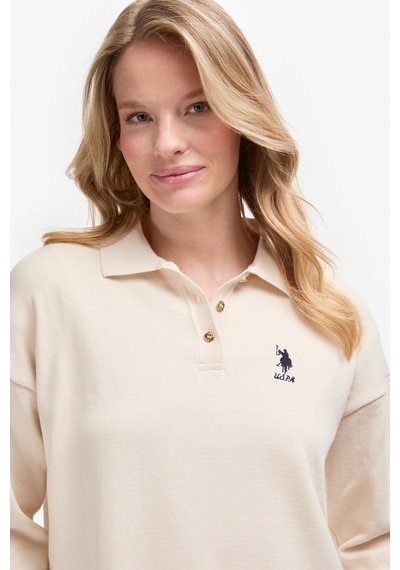 U.S. Polo Assn. U.s. Polo Assn. Kadın Krem Kazak /triko 50314707-vr071